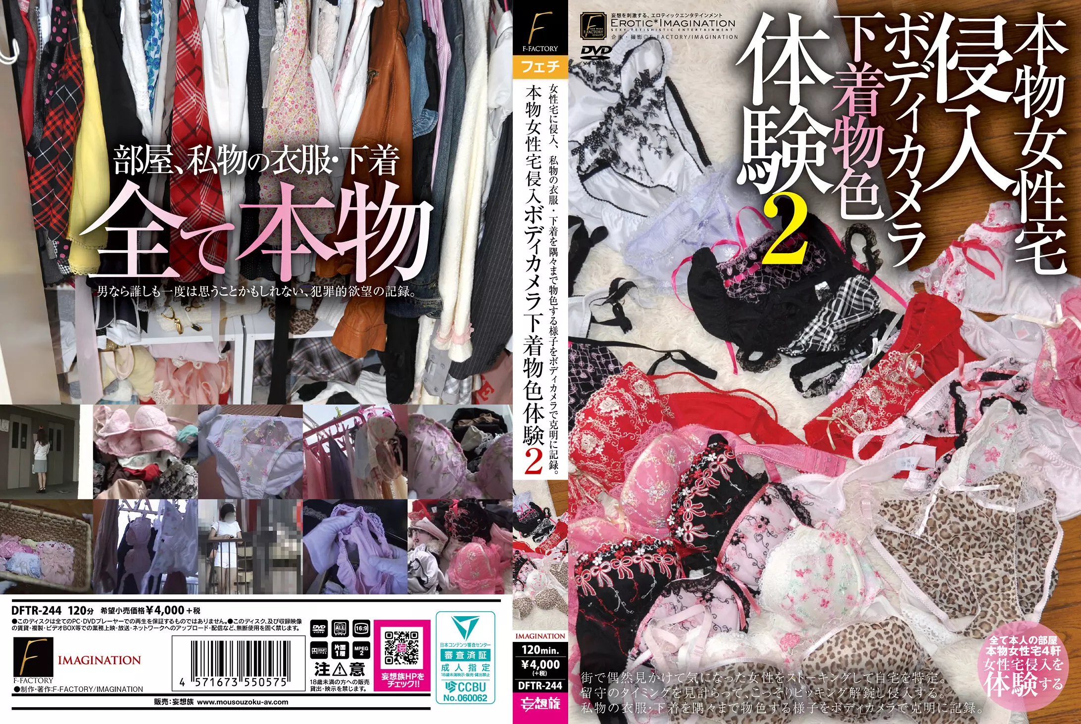 dftr00244 本物女性宅侵入 ボディカメラ下着物色体験 2